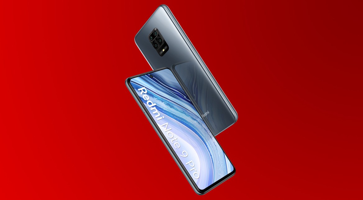 Das Redmi Note 9 Pro von der Vorder- und Rückseite