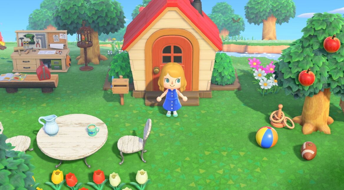 Eine Insel in "Animal Crossing: New Horizons"