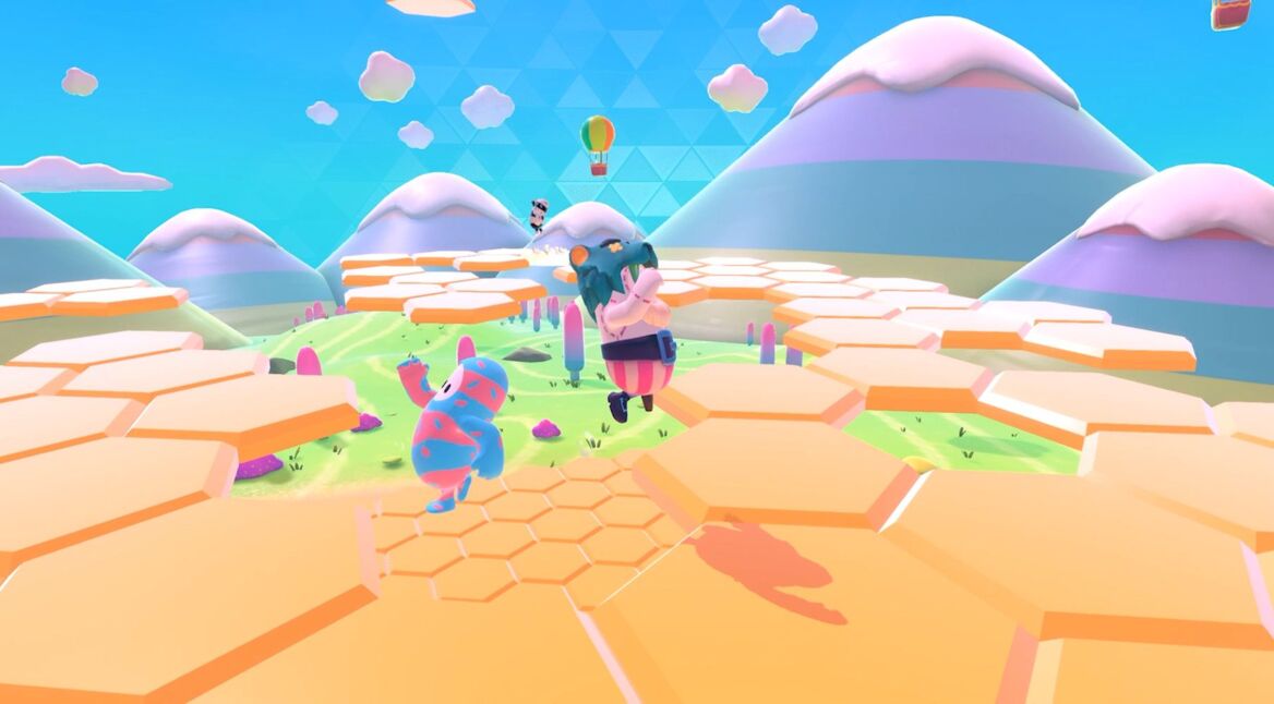 Screenshot von "Fall Guys"