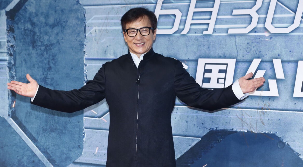 "Vanguard"-Star Jackie Chan bei einer Filmpremiere.