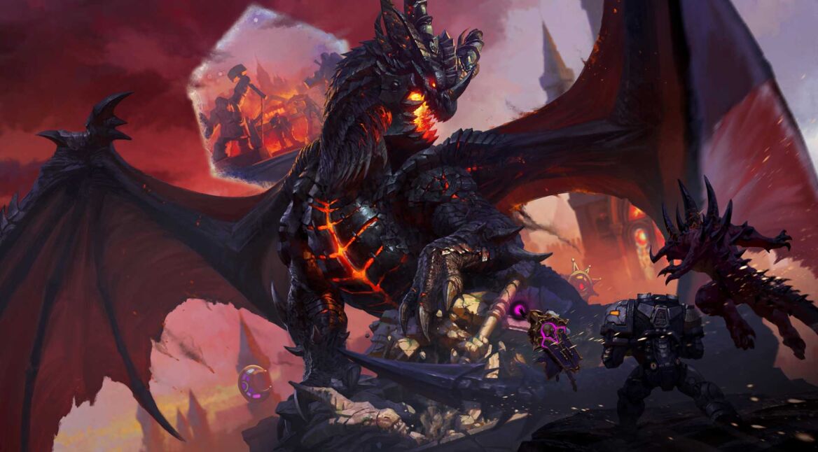Screenshot aus Heroes of the Storm zeigt einen Drachen
