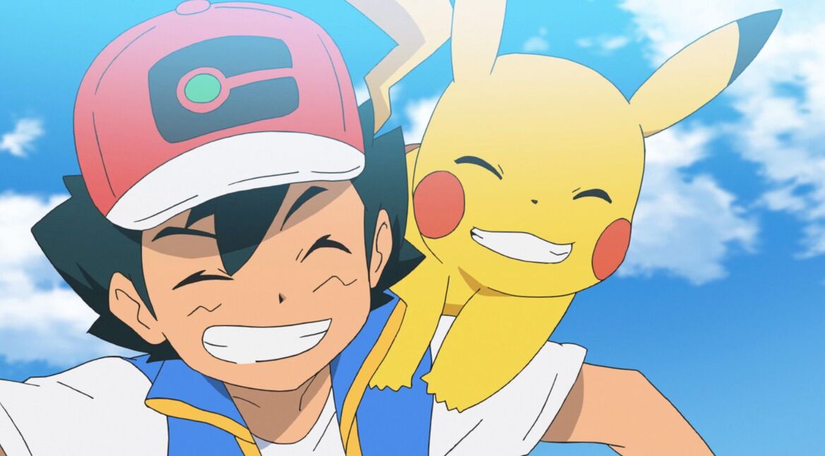 Ash und Pikachu in der Serie "Pokémon Reisen"