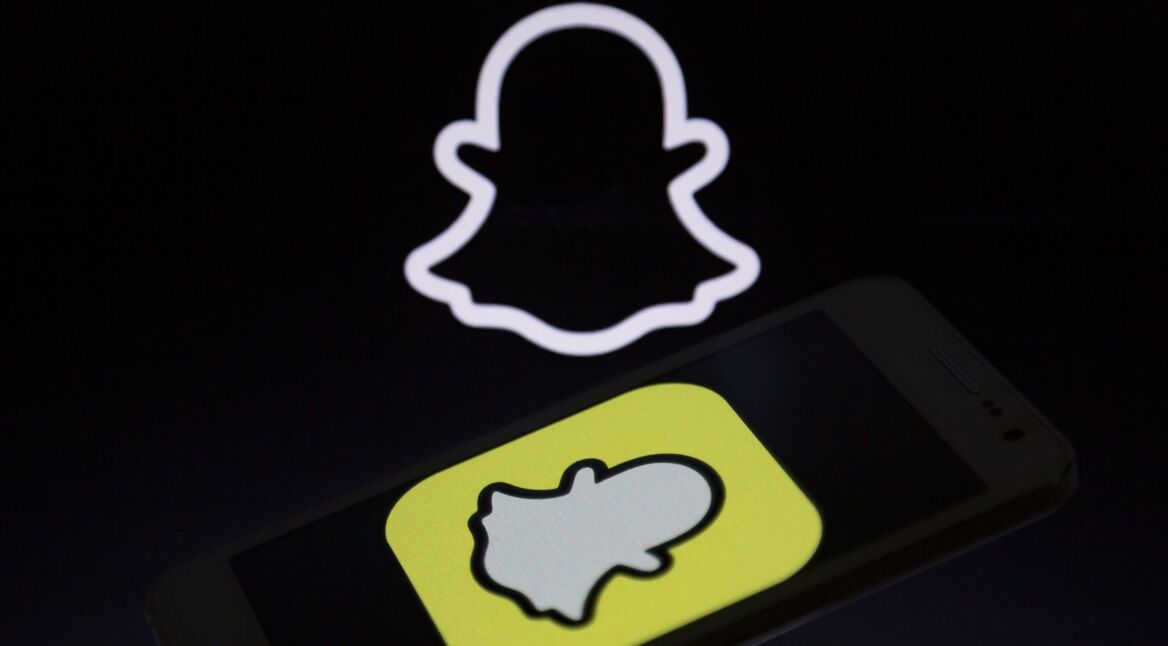 Das Logo der Messaging-App Snapchat.
