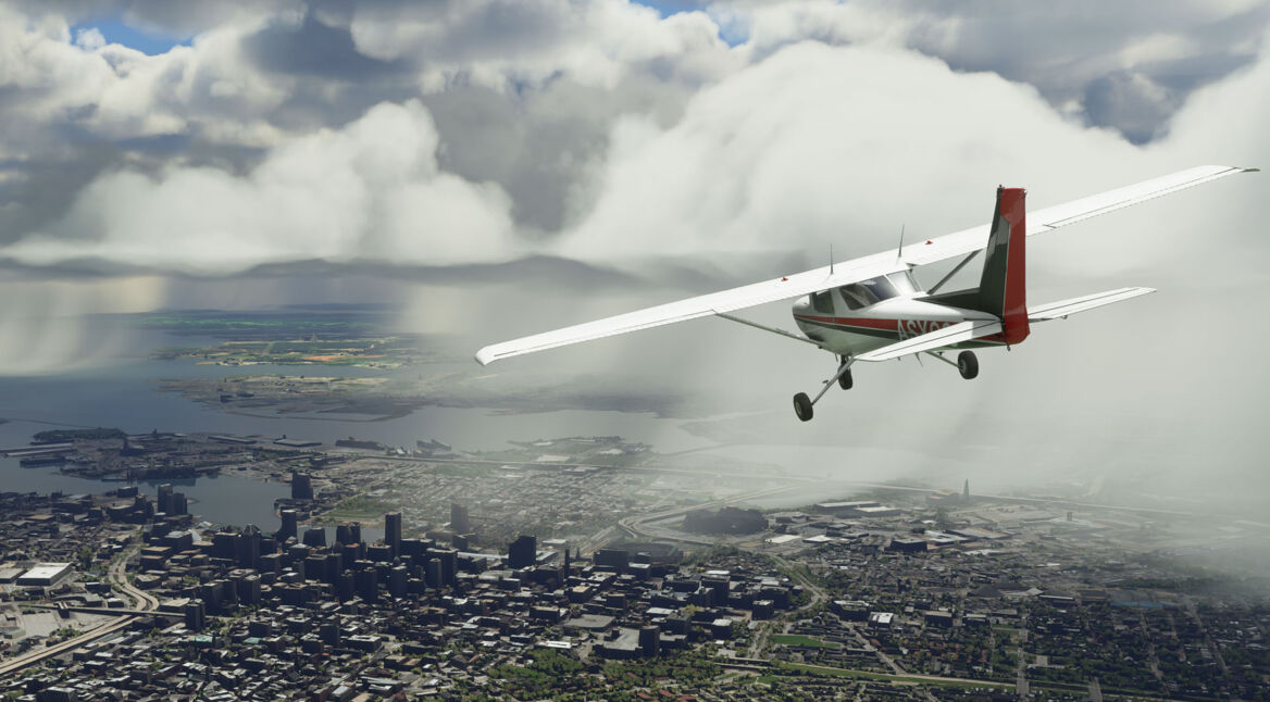 Screenshot aus dem Spiel Microsoft Flight Simulator 2020