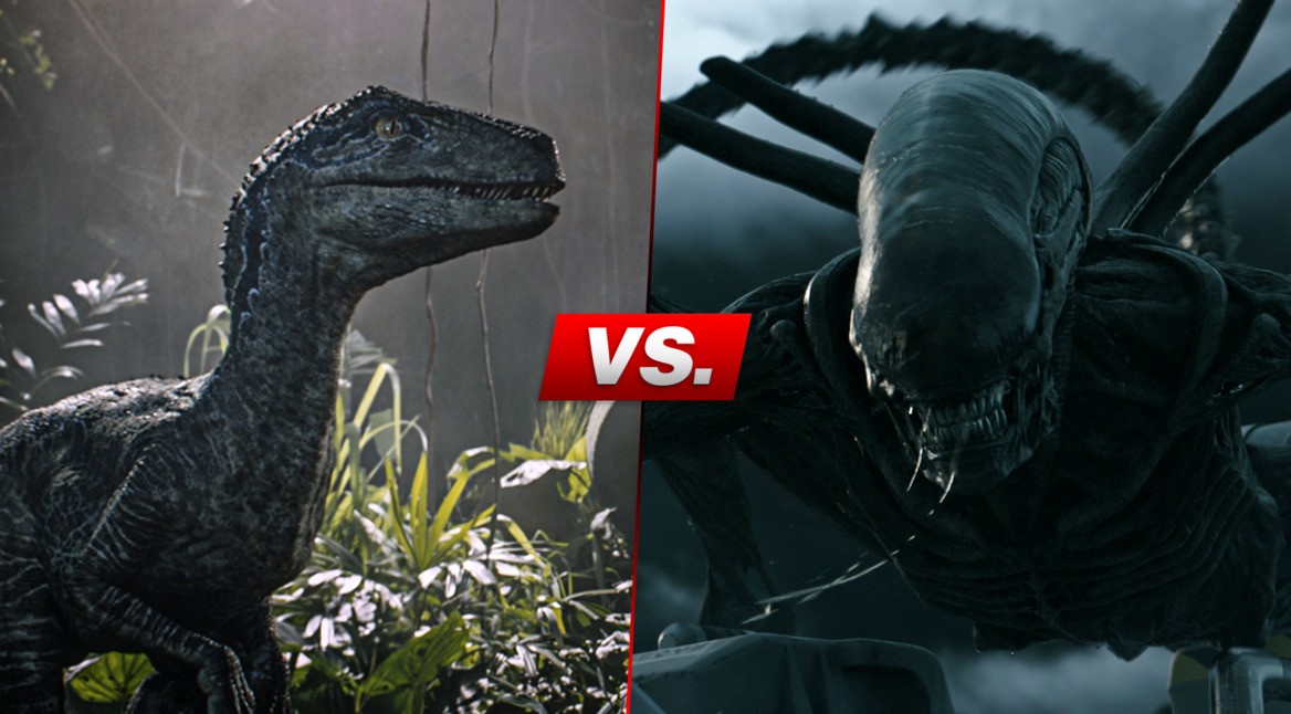 Raptor gegen Alien