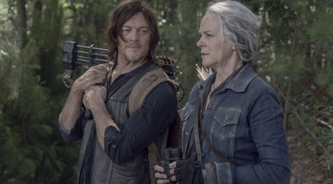 Norman Reedus und Melissa McBride in "The Walking Dead"