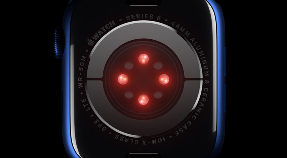 Apple Watch 6 SpO2-Sensor
