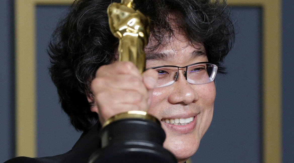 Bong Joon-ho bei der Oscarverleihung 2020