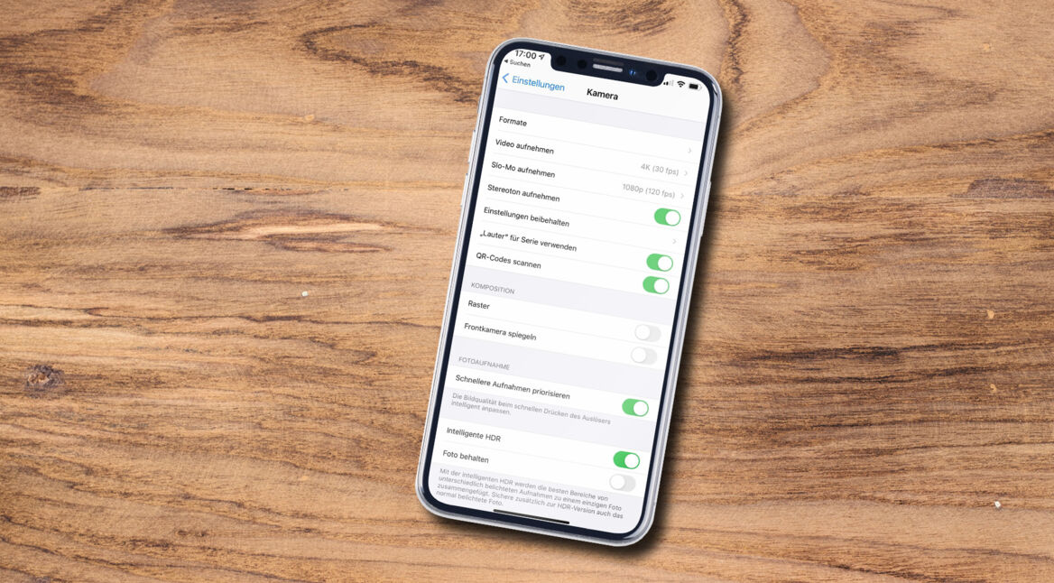 iOS 14: Serienfotos per Lautstärketaste aufnehmen