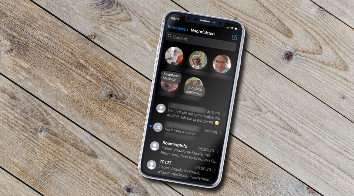 Nachrichten anpinnen unter iOS 14