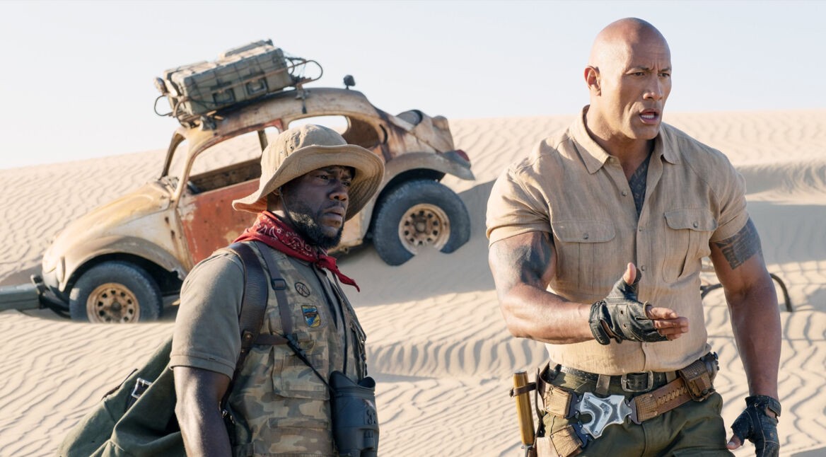 Kevin Hart und The Rock in Jumanji