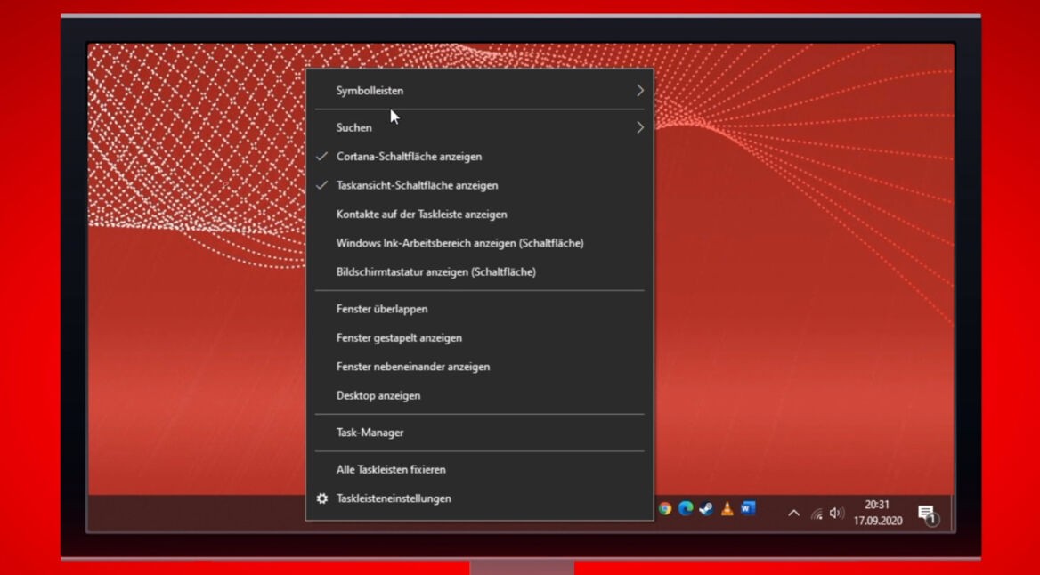 Windows 10: Schnellstartleiste aktivieren