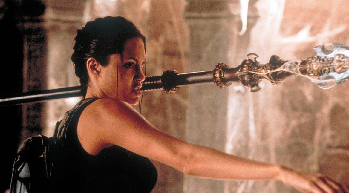 Angelina Jolie in "Lara Croft: Tomb Raider"