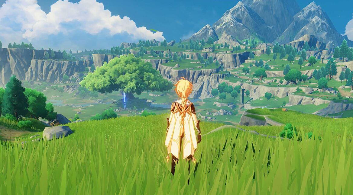 Hauptcharakter aus Genshin Impact