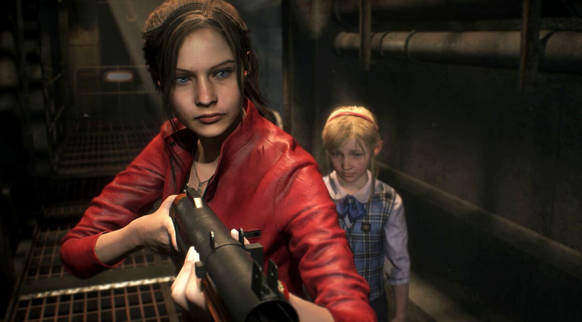 Screenshot aus dem Horrorspiel "Resident Evil 2".