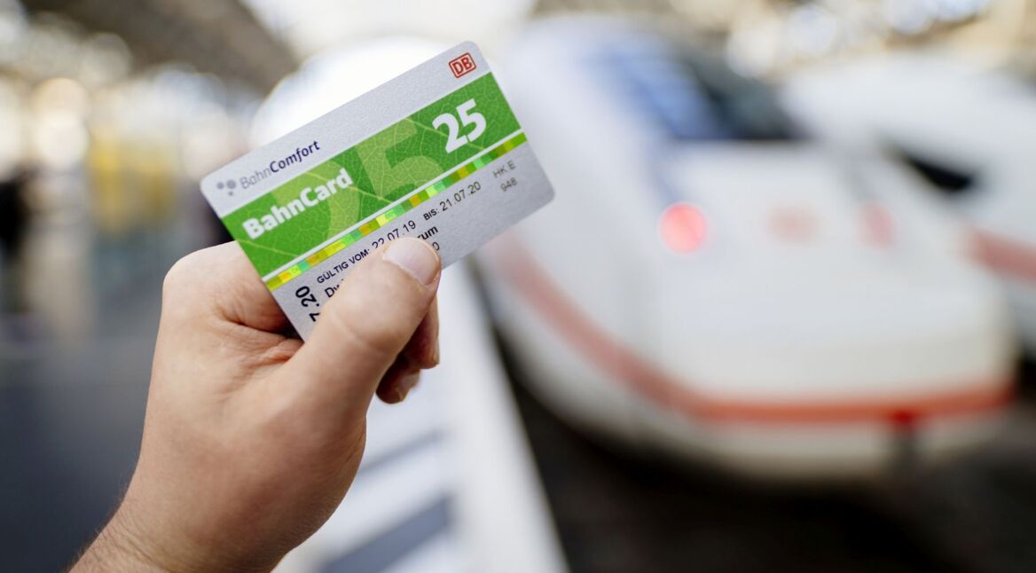 Die physische Bahncard.