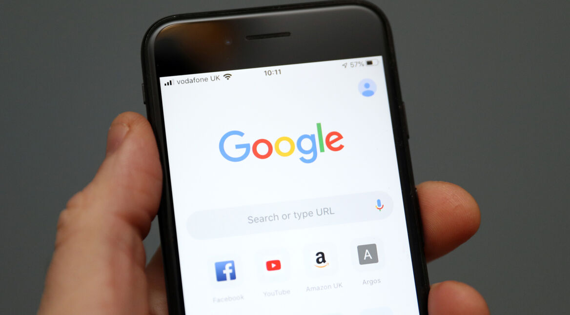 Google-App auf Smartphone