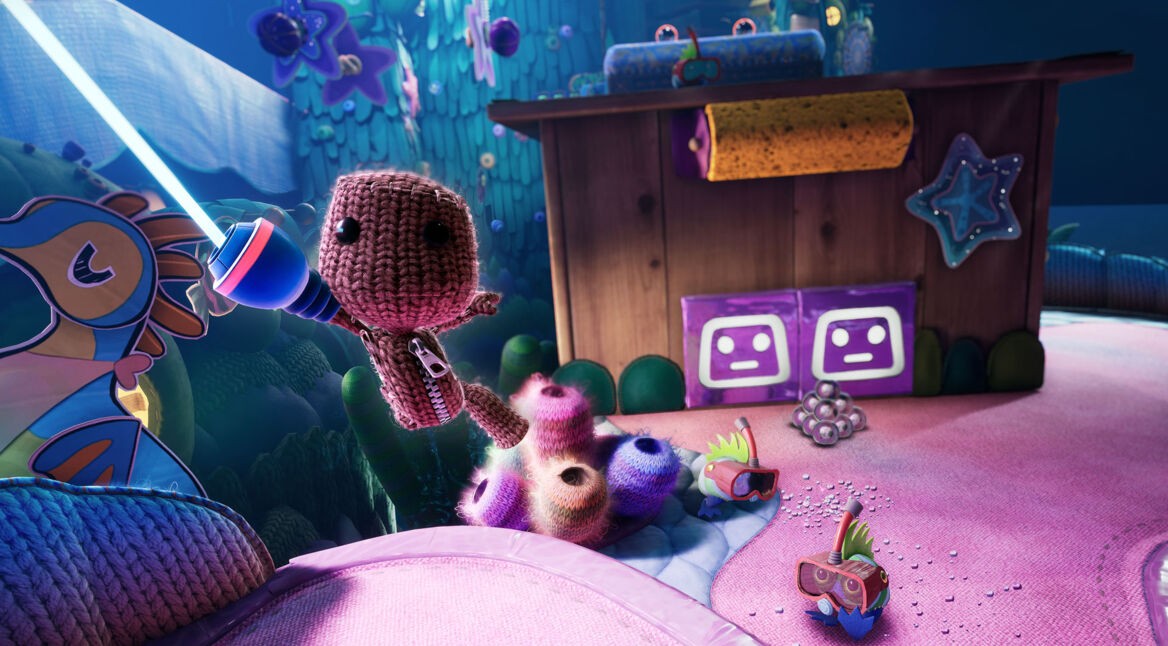 Sackboy im Spiel "Sackboy: A Big Adventure"