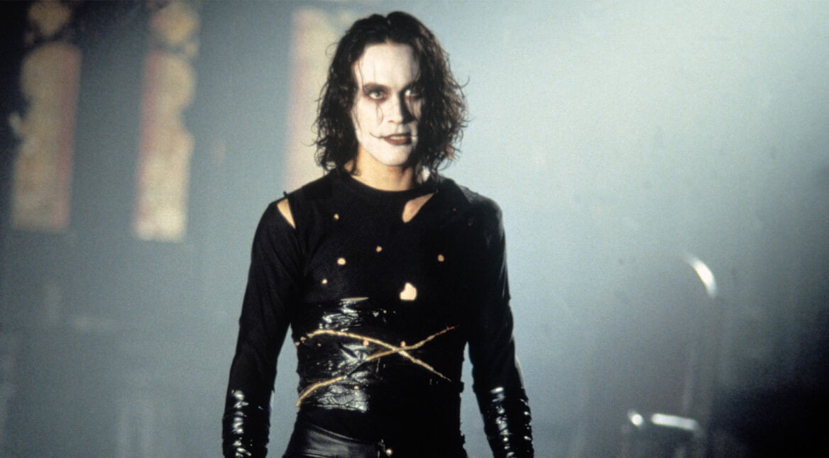 Brandon Lee in "The Crow"