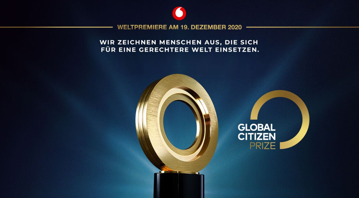 Der Global Citizen Prize 2020.
