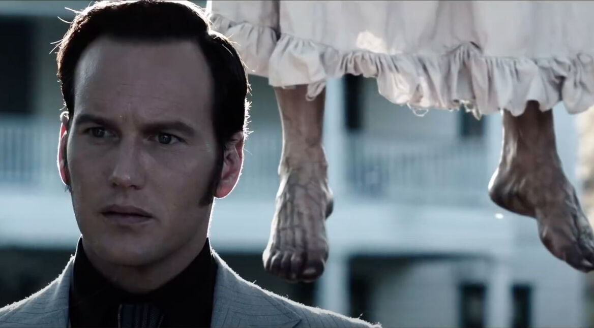 Screenshot aus dem Conjuring-Trailer mit Patrick Wilson
