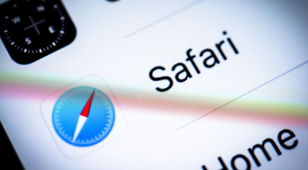 Logo von Safari auf dem iPhone.