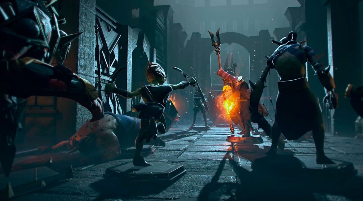 Ein Game-Screenshot aus dem VR-Koop-Spiel "Demeo".