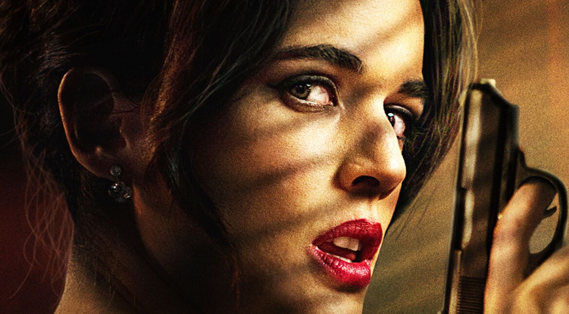 Adriana Ugarte auf einem Poster zur Netflix-Serie H