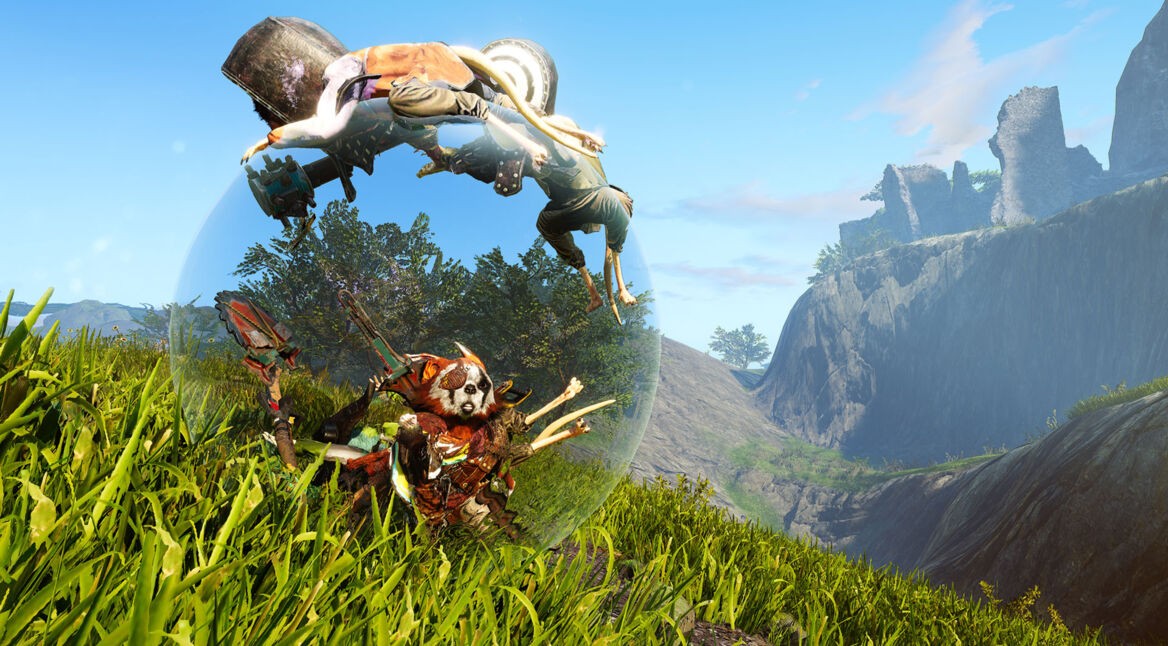 Ein Screenshot aus dem Spiel "Biomutant".