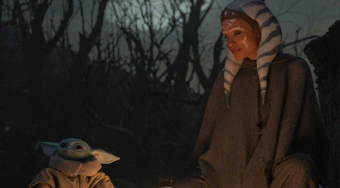 Ahsoka und Baby Yoda in The Mandalorian