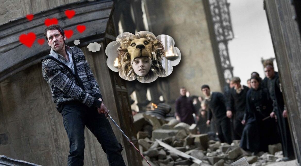 Neville denkt auf dem Schlachtfeld an seine große Liebe Luna