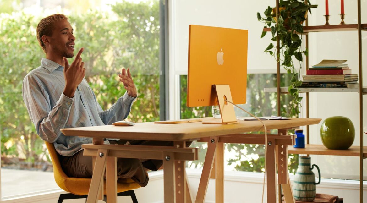 Der neue iMac in Gelb