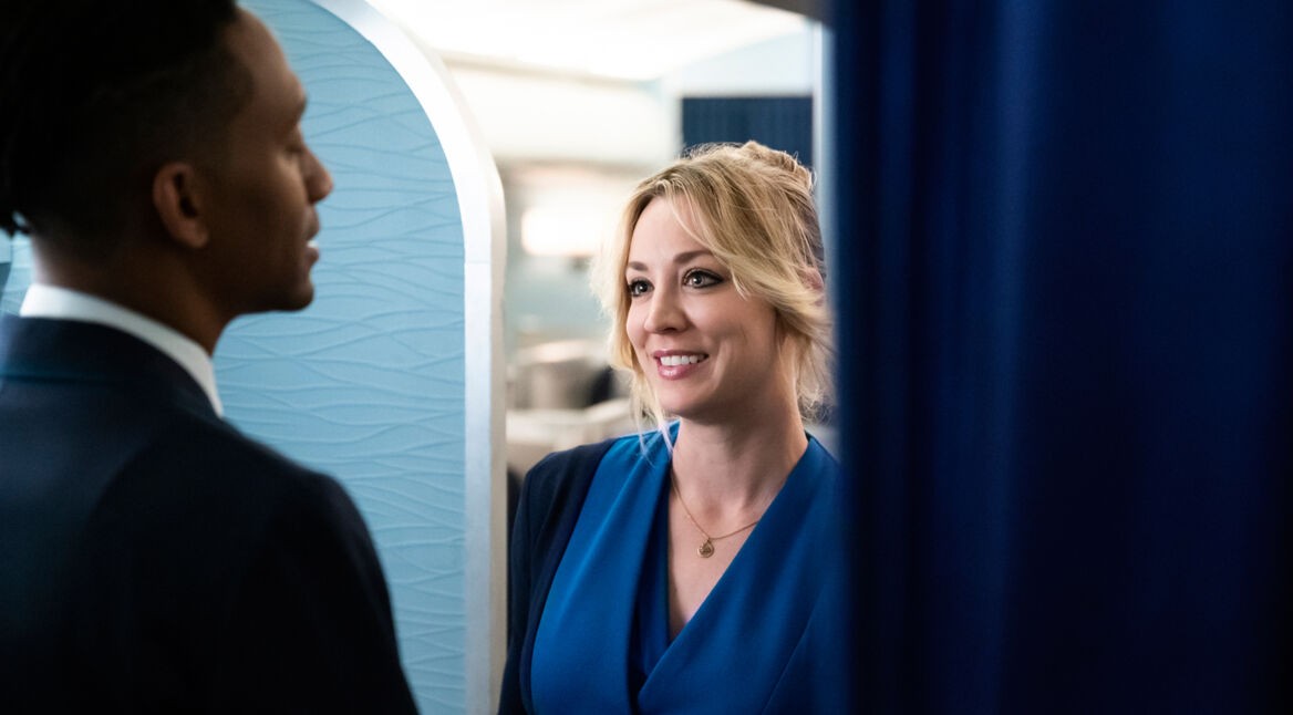 Kaley Cuoco in The Flight Attendant