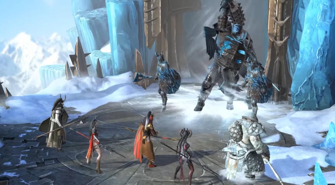 Ein Kampf in RAID: Shadow Legends