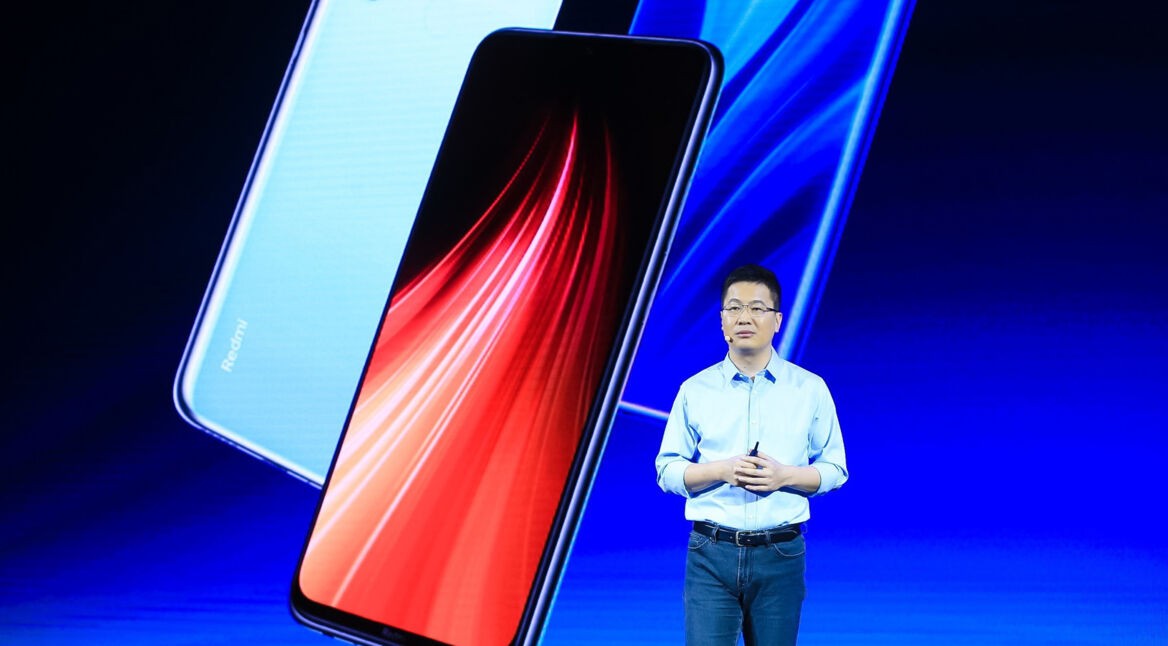 Lu Weibing präsentiert das Redmi Note 8