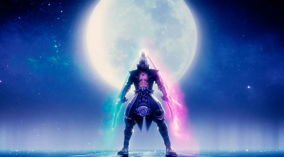 Ein Held mit zwei Klingen in Smite