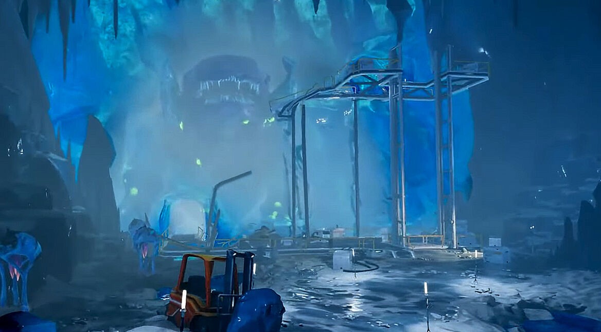 Der Eingefrorene Leviathan in Subnautica: Below Zero