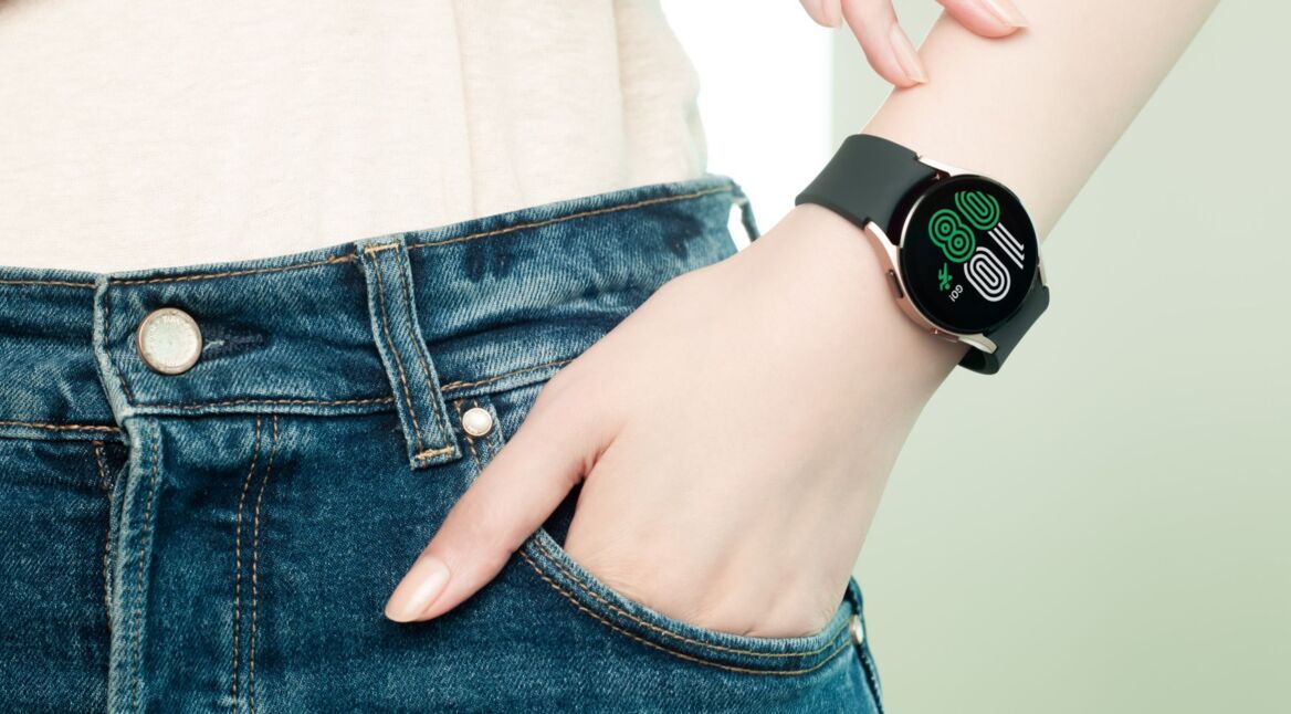 Galaxy Watch 4 am Handgelenk