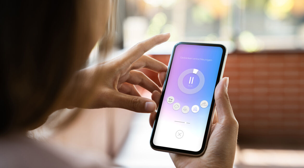 Mindzeit App gegen Stress
