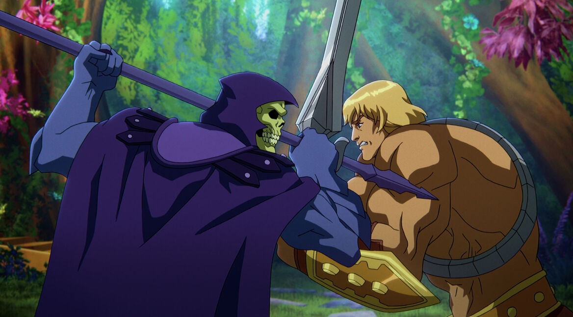 He-Man im Kampf gegen Skeletor