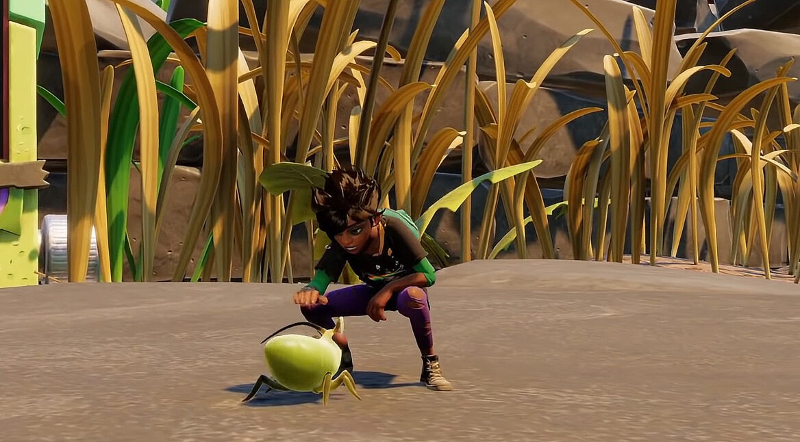 Eine Blattlaus in Grounded