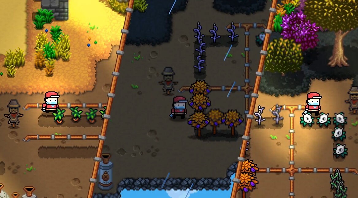 In Monster Harvest gibt es verschiedene Jahreszeiten und einen Tag-Nacht-Zyklus.