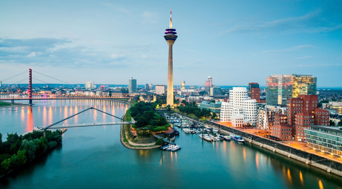 Düsseldorf Medienhafen in Germany