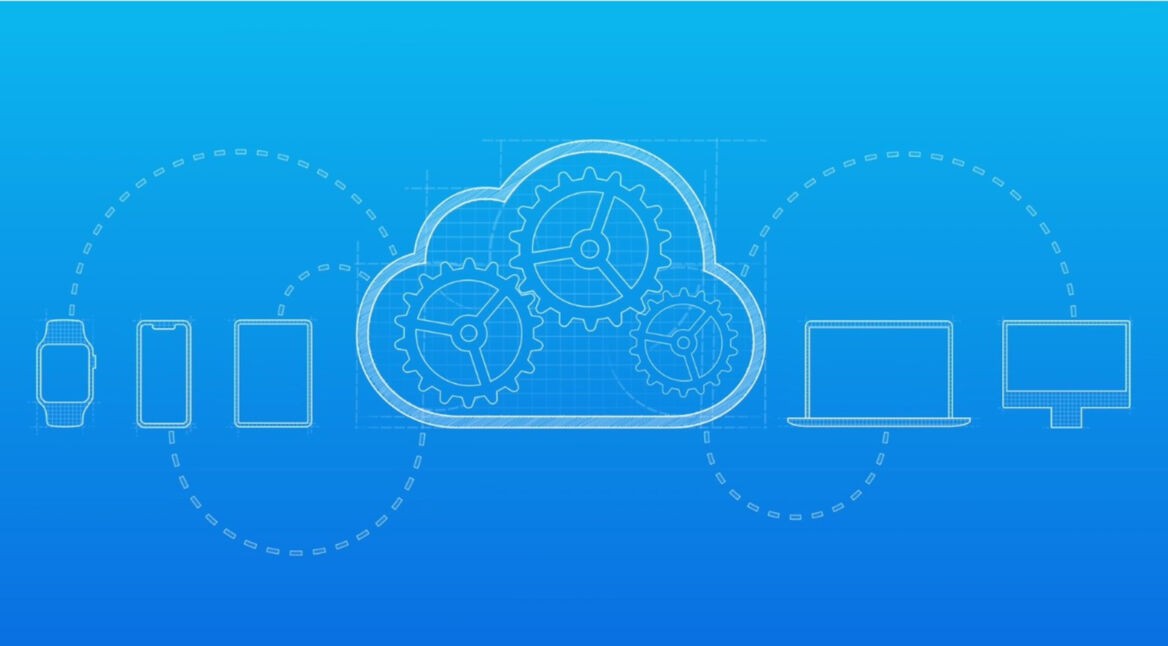 Grafische Darstellung der iCloud-Funktion