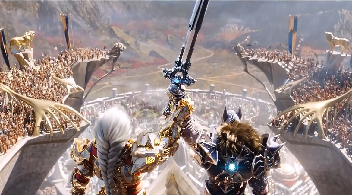 Szene aus "Godfall".