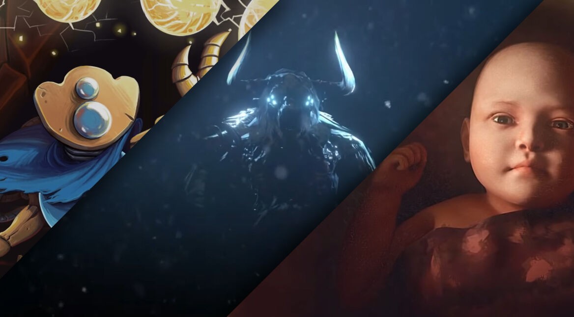 Zusammenstellung von Screenshots verschiedener Linux-Spiele