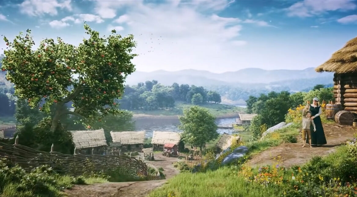 Ein Dorf in Medieval Dynasty