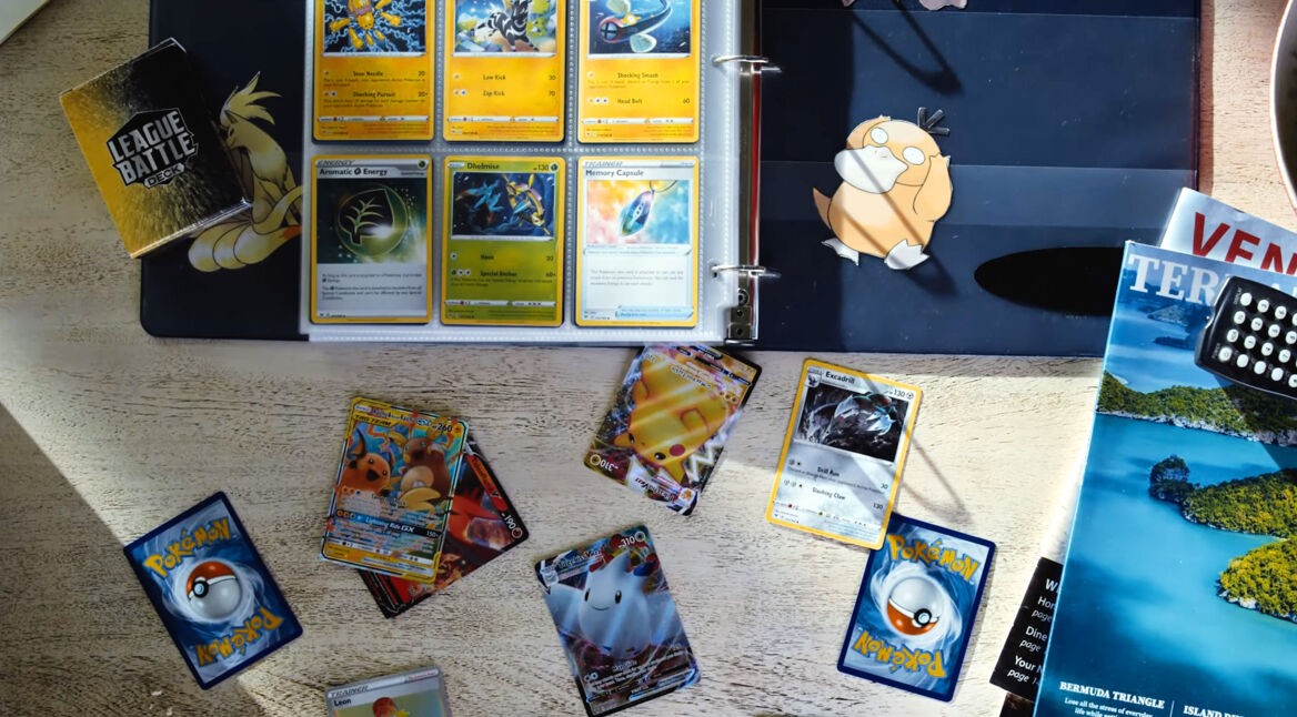 Einige neue Karten aus dem Pokémon-Sammelkartenspiel