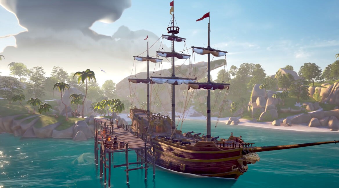 Ein teures Schiff in Sea of Thieves