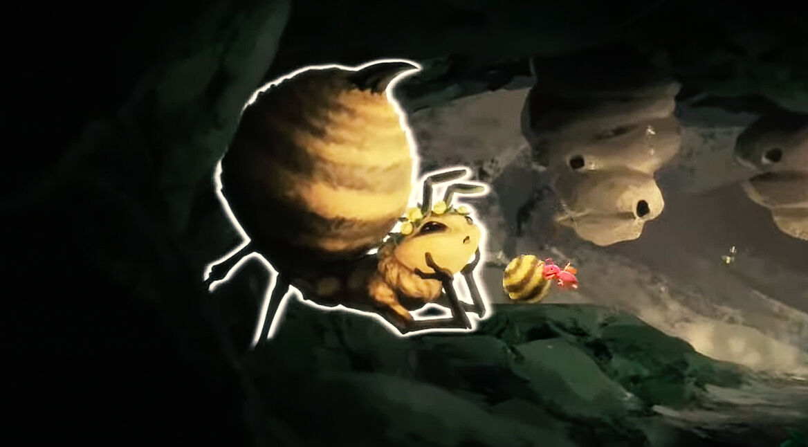 Die Bienenkönigin in Yoku's Island Express